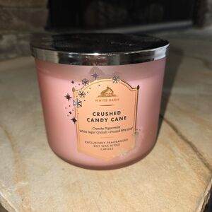 White Barn Bath And Body Works Crushed Candy Cane 3 Wick Candle